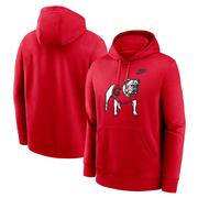 Georgia Nike Legacy Logo Club Fleece Hoodie